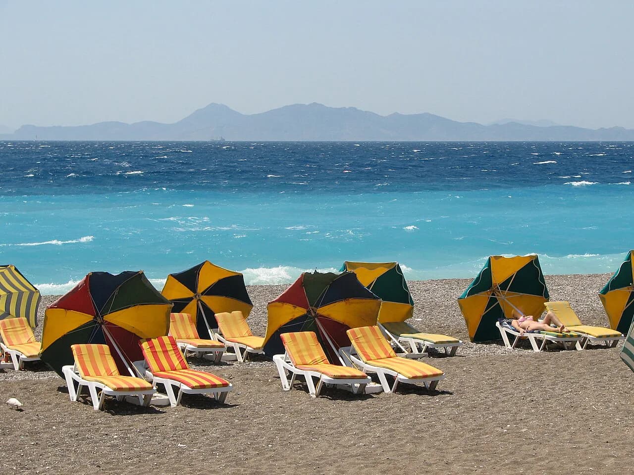 Ixia Beach, Rhodes: Windsurfing, Sand and Getting There