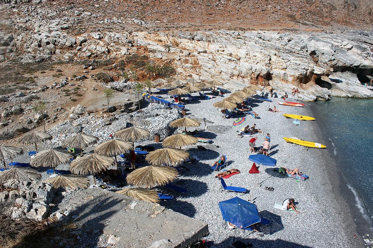 Loutro Beaches: Where to Swim on Crete's Car-Free Coast