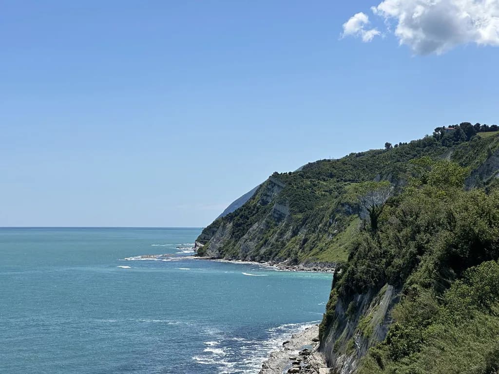 Passetto Beach, Ancona: City Beach Beneath the White Cliffs