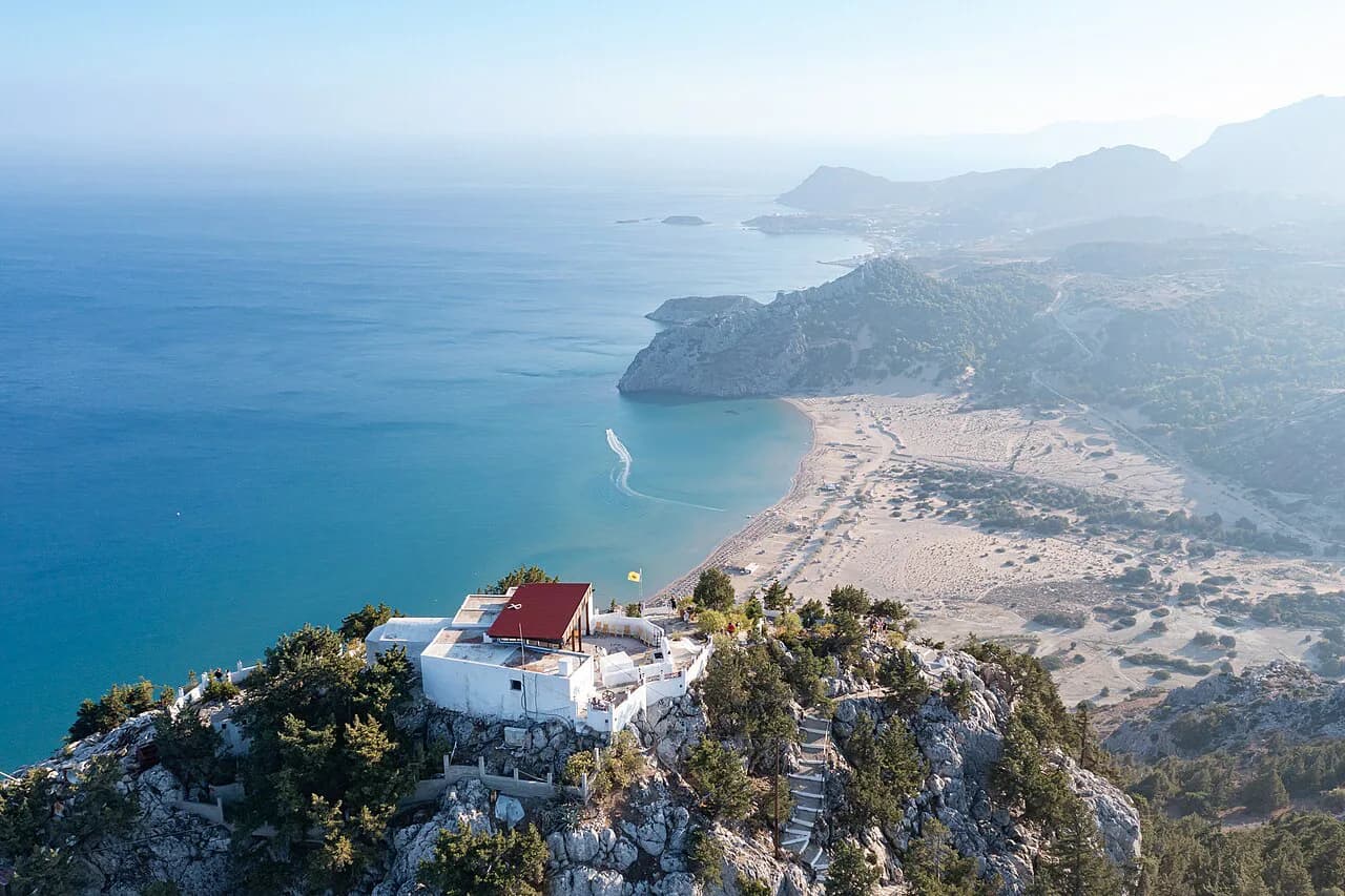 Tsambika Beach, Rhodes: Sand, Access and Water Sports Guide
