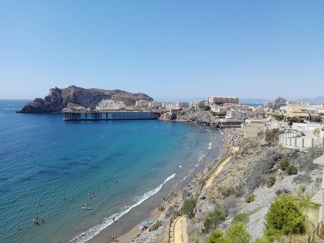 Playa del Hornillo en Águilas (Región de Murcia)