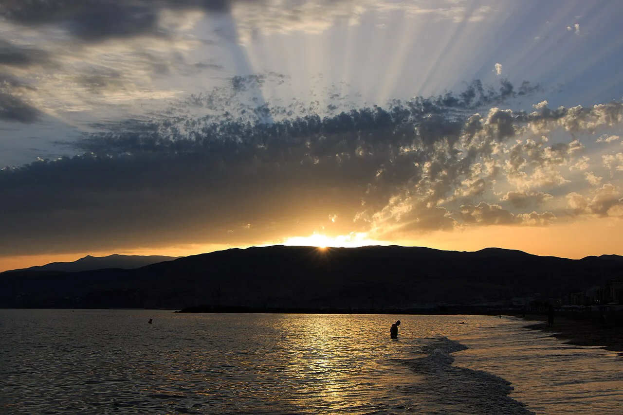 GUADEC Sunset at Almeria beach