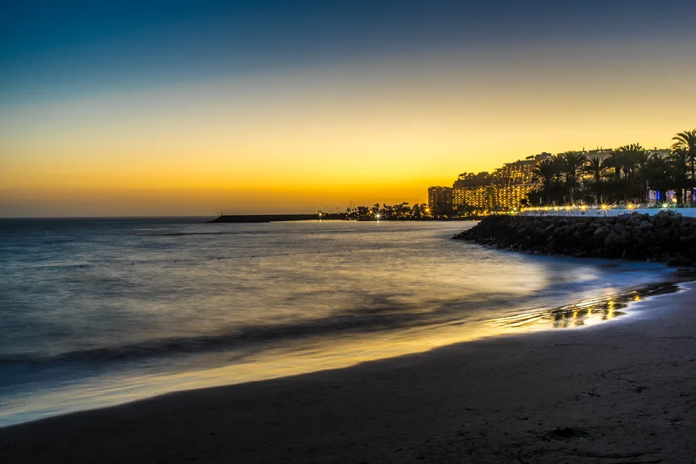 View Of Anfi Del Mar From Patalavaca Beach Gran Canaria