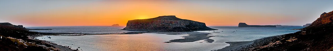 Beach of Balos and Gramvoussa (Panorama), Chania