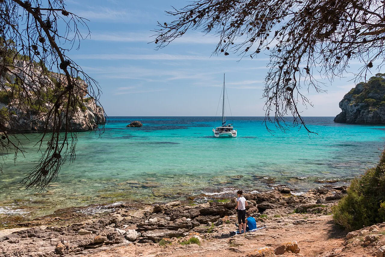 Coastline near Menorca, Spain