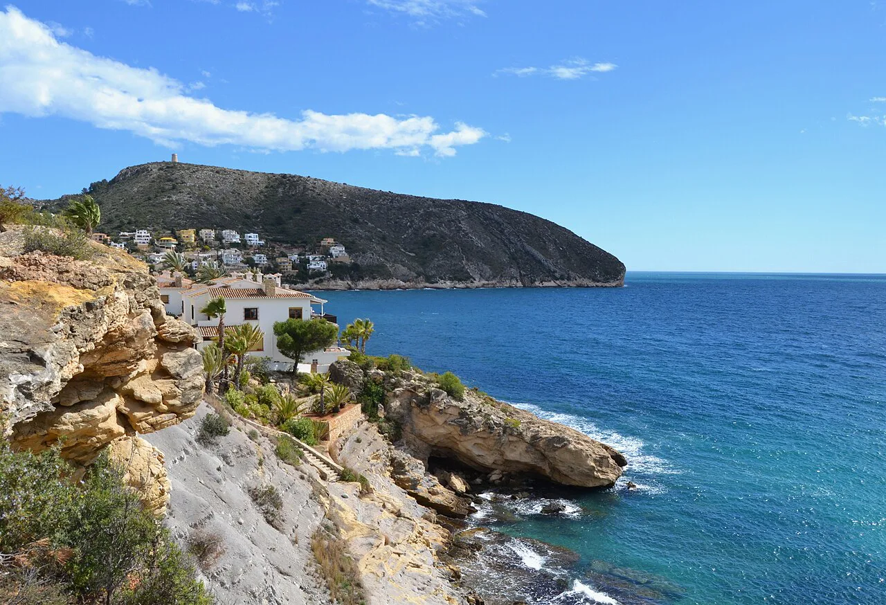 Moraira, cala del Portitxol i el cap d'Or, Dénia