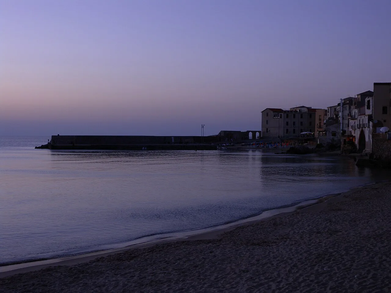Sunset on Cefalù