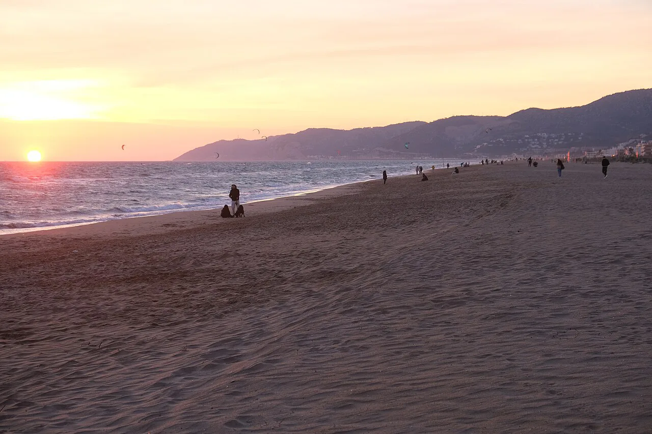 Platja de Castelldefels, Sitges