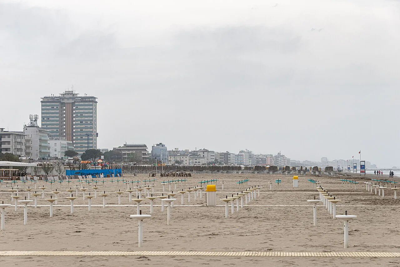 Pre Summer Beach - Cervia, Ravenna, Italy - April