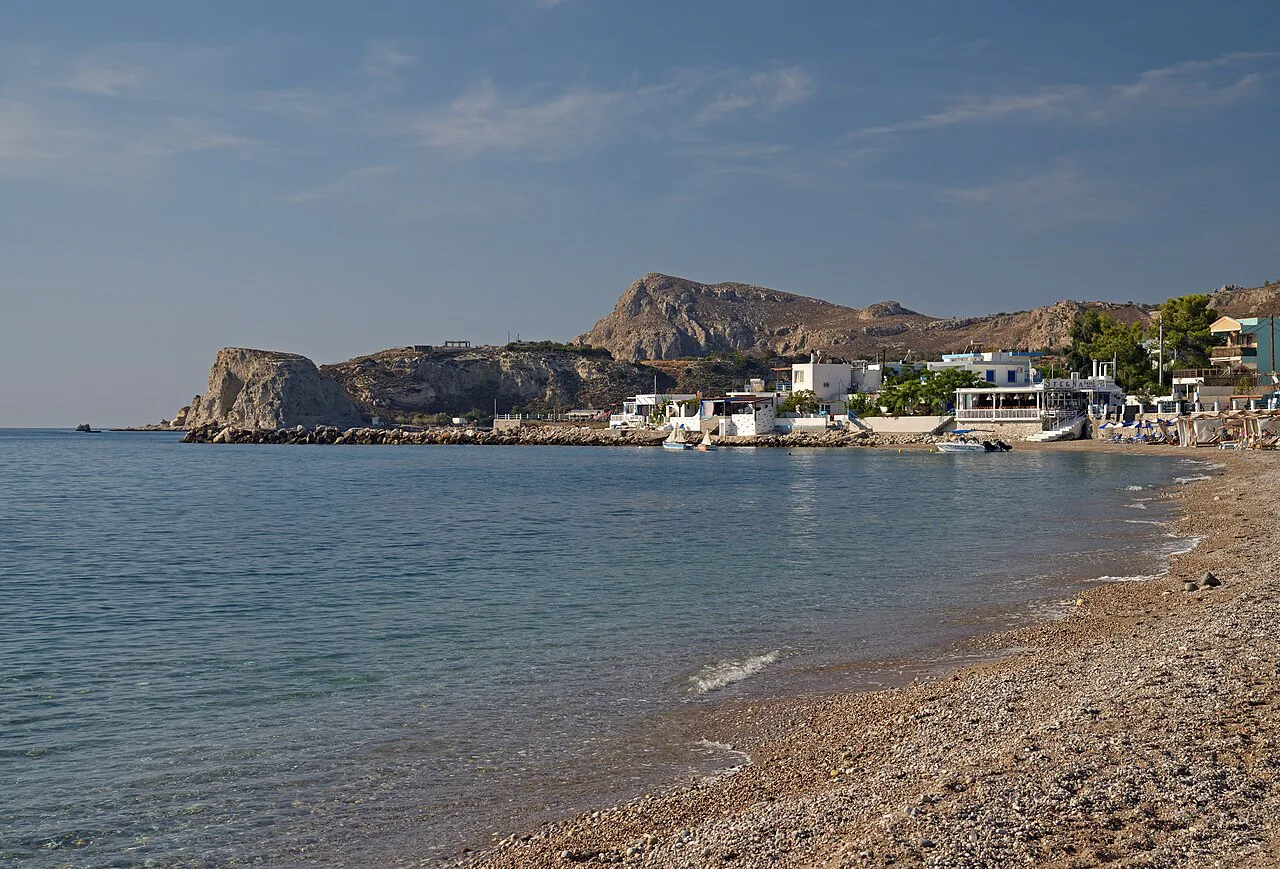 Stegna beach. Rhodes, Greece