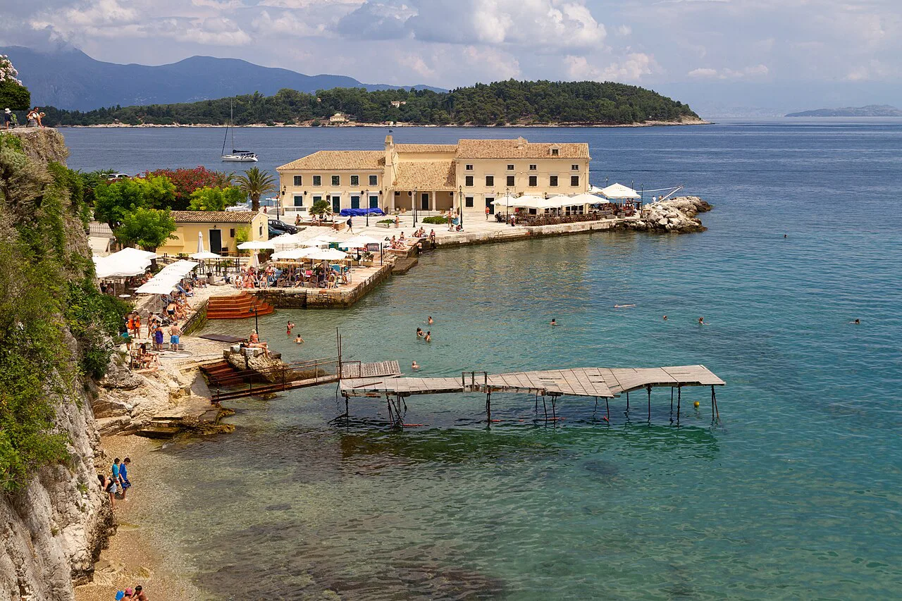 Faliraki Bathing Beach, Kerkiras, Corfu, Rhodes