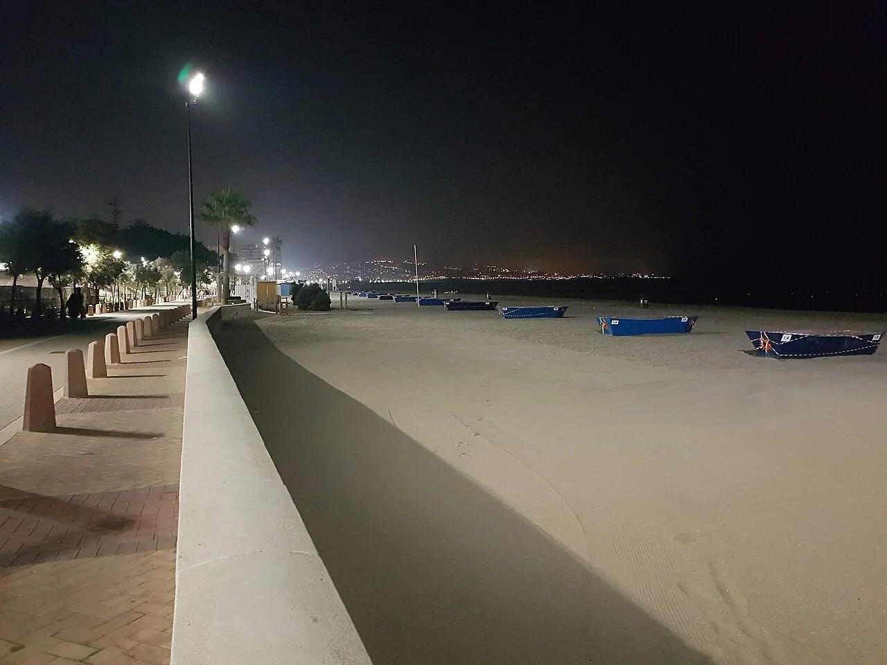 Fuengirola beach night, Málaga