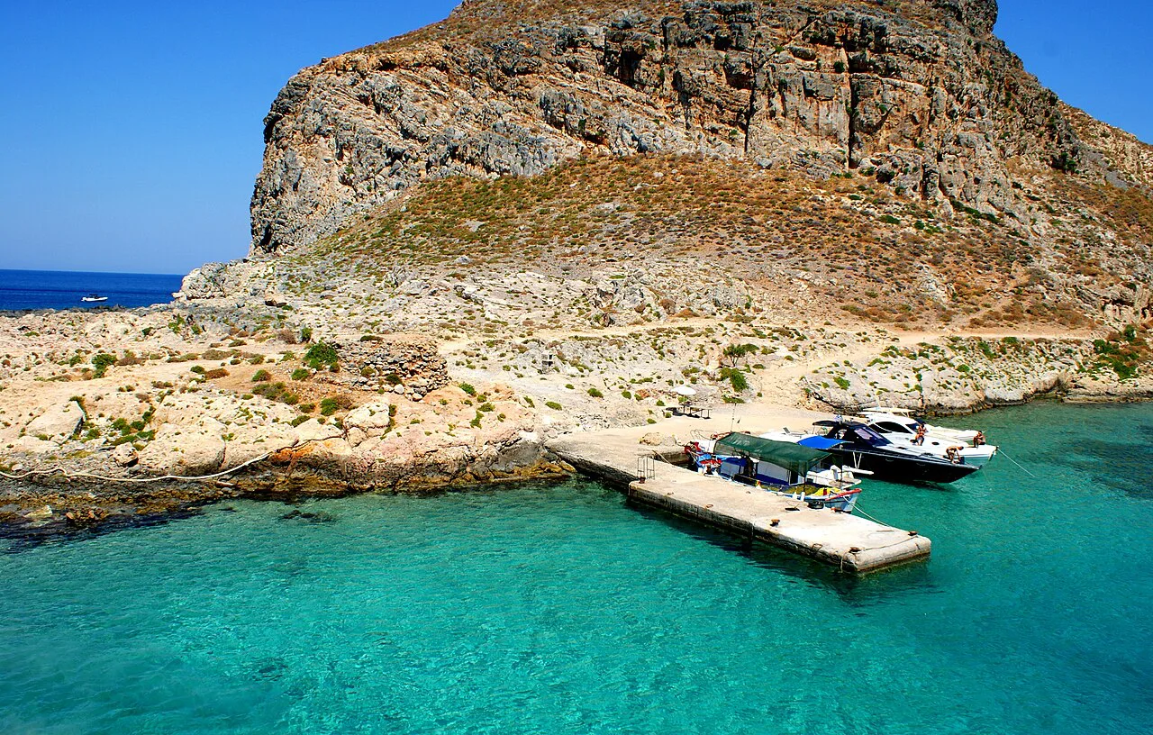 Gramvousa island in Greece, Chania