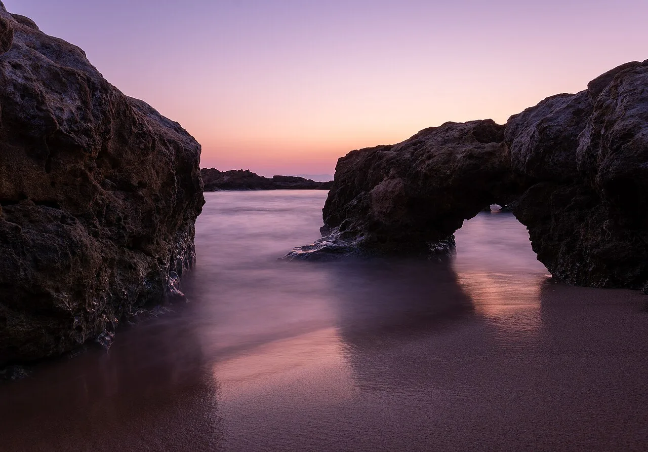 Kalathas Beach at sunset, Chania, Crete, Greece julesvernex