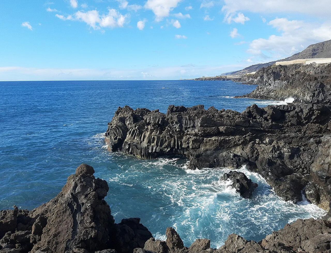 El Remo, La Palma, lava beach