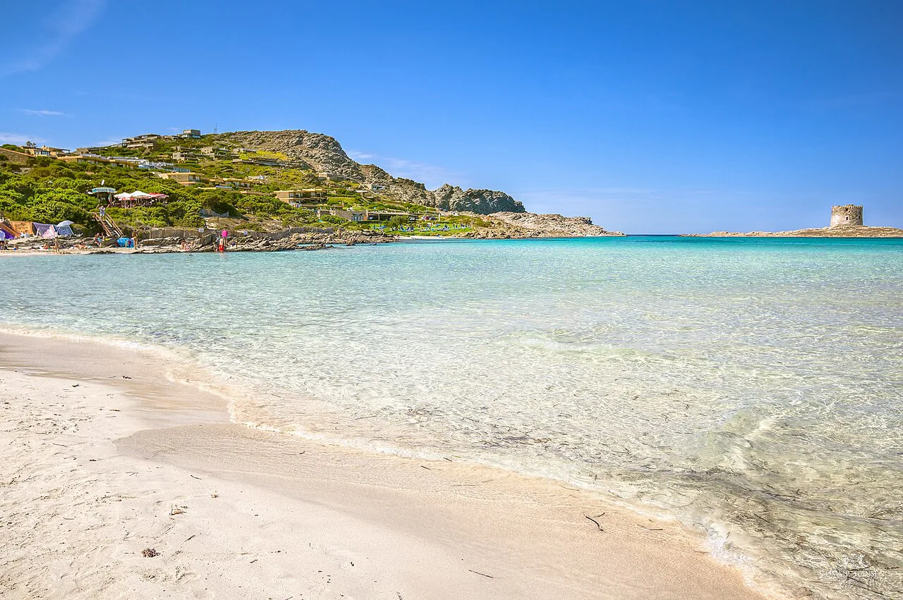 La Pelosa beach, north Sardinia (Italy), Alghero