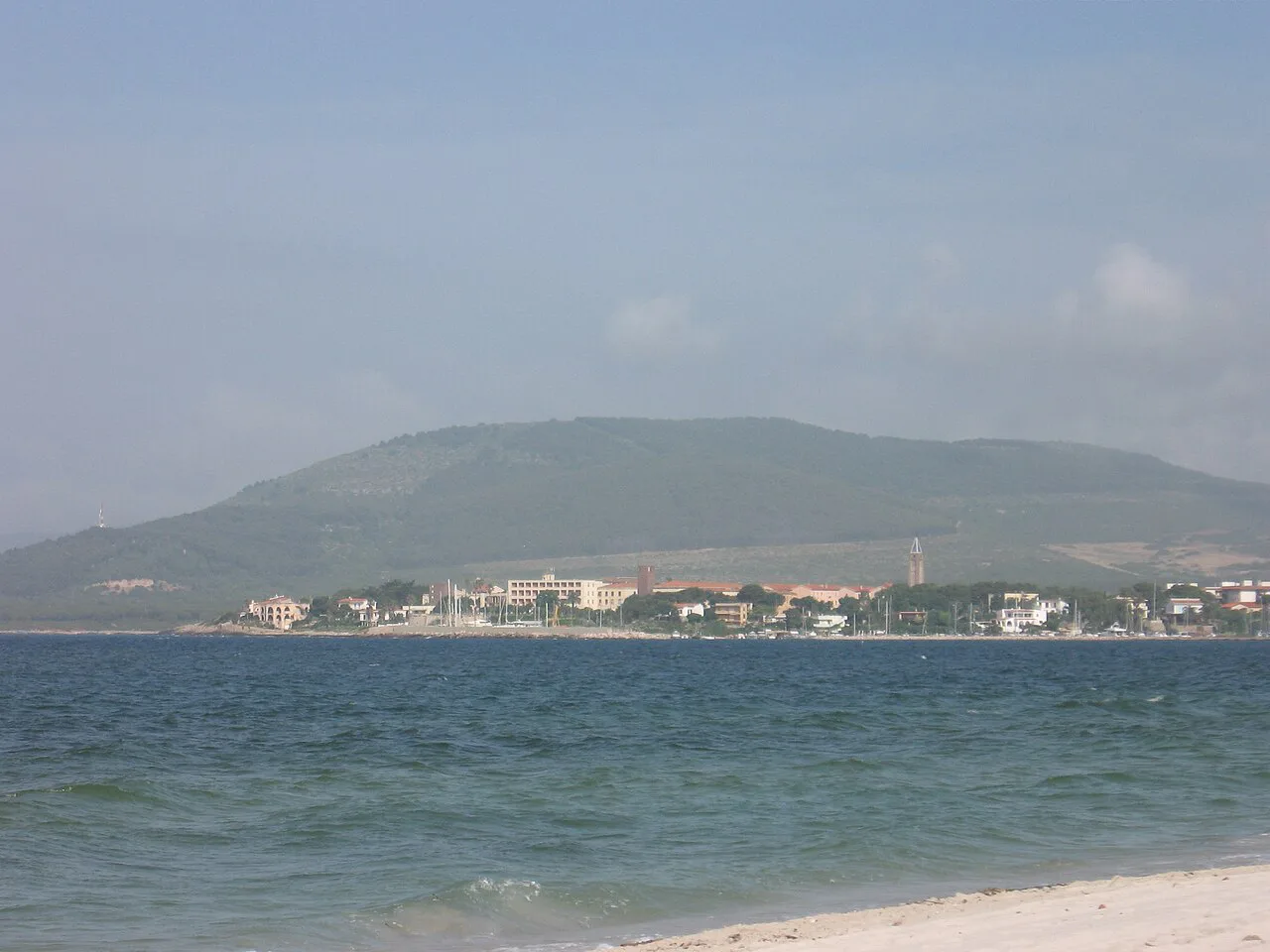 Fertilia (seen from the beach), Alghero