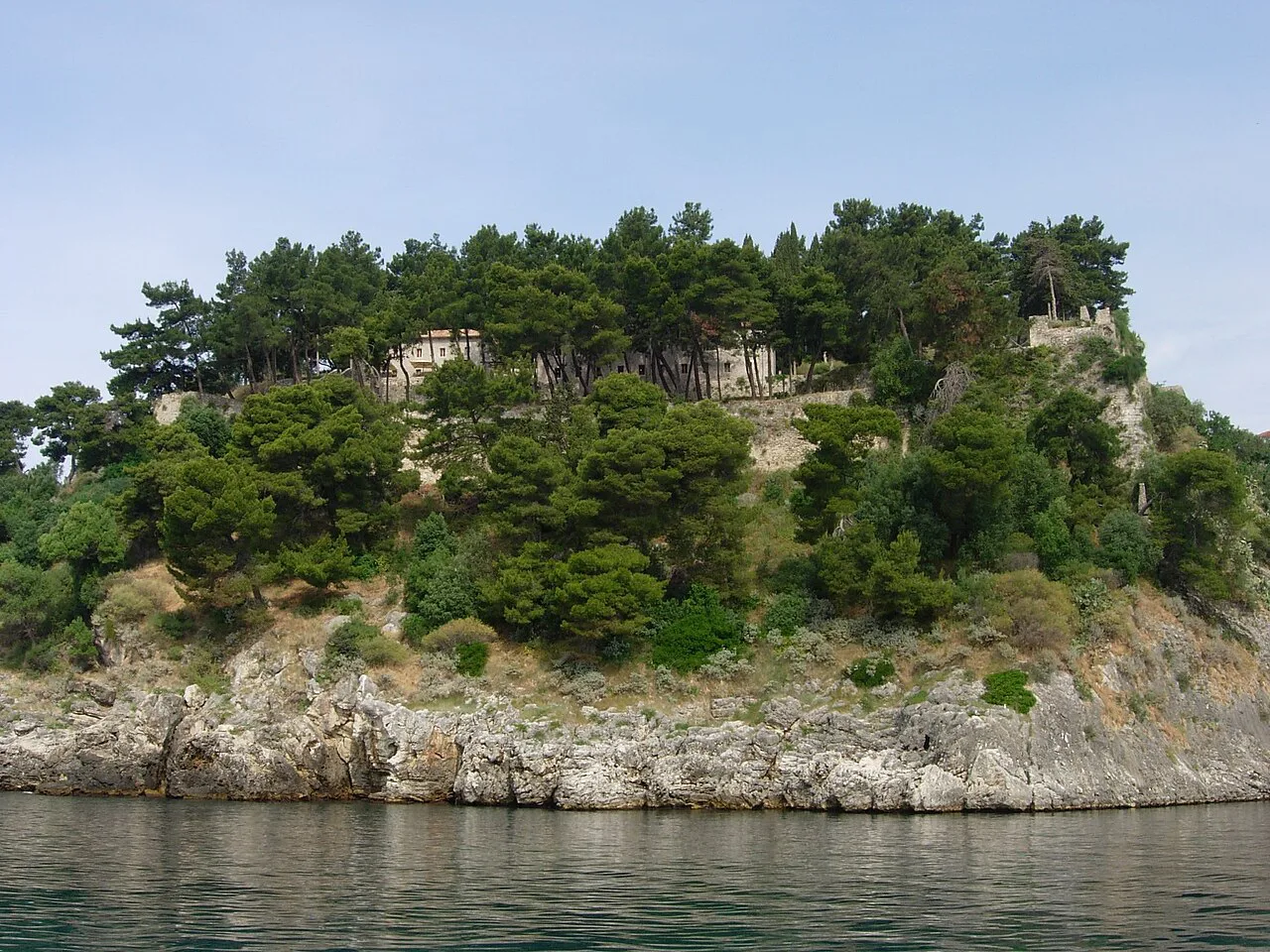Castle of Parga from the sea