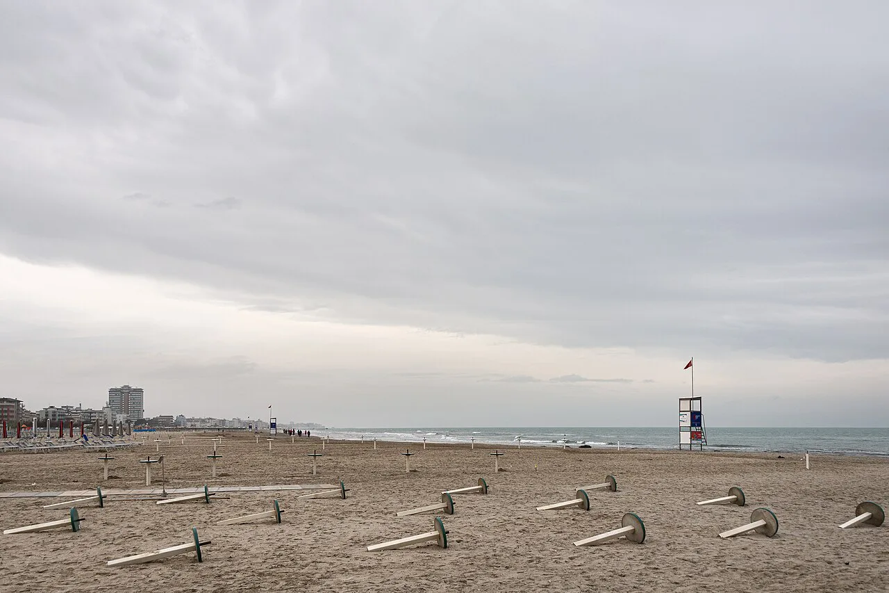 Pre Summer Beach - Cervia, Ravenna, Italy - April