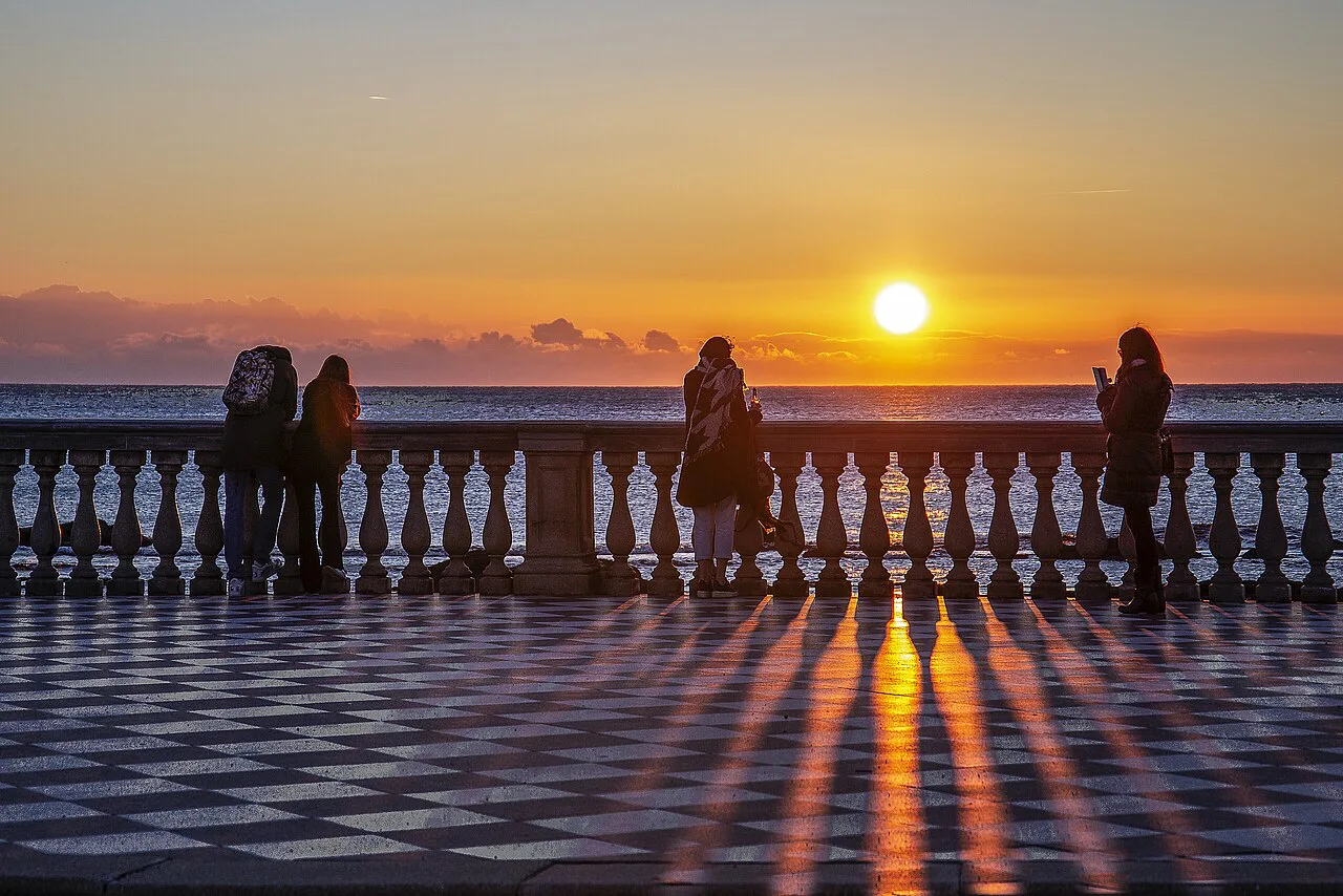 Tramonto a Livorno