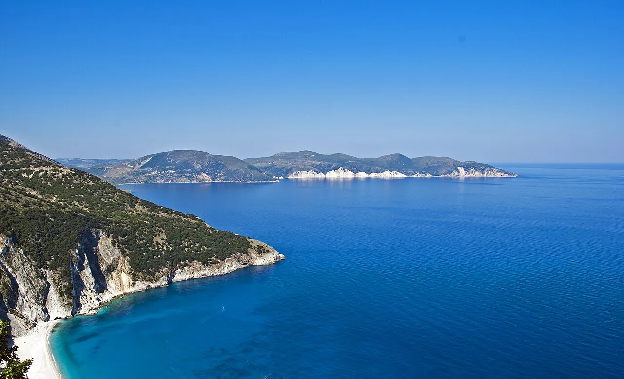 Coastline near Kefalonia, Greece