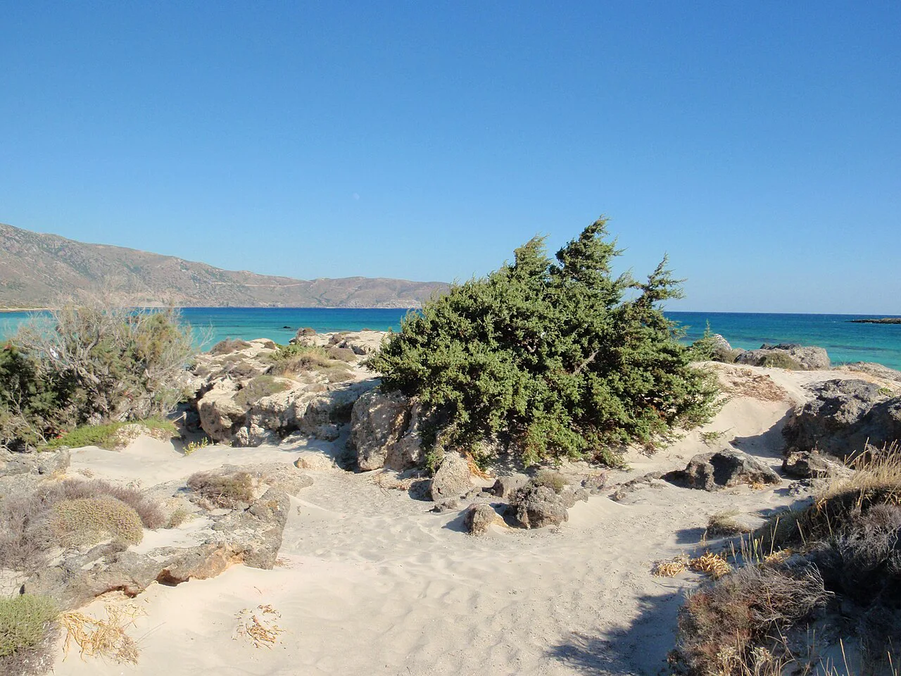 Elafonisi Beach area, Chania Prefecture, Greece
