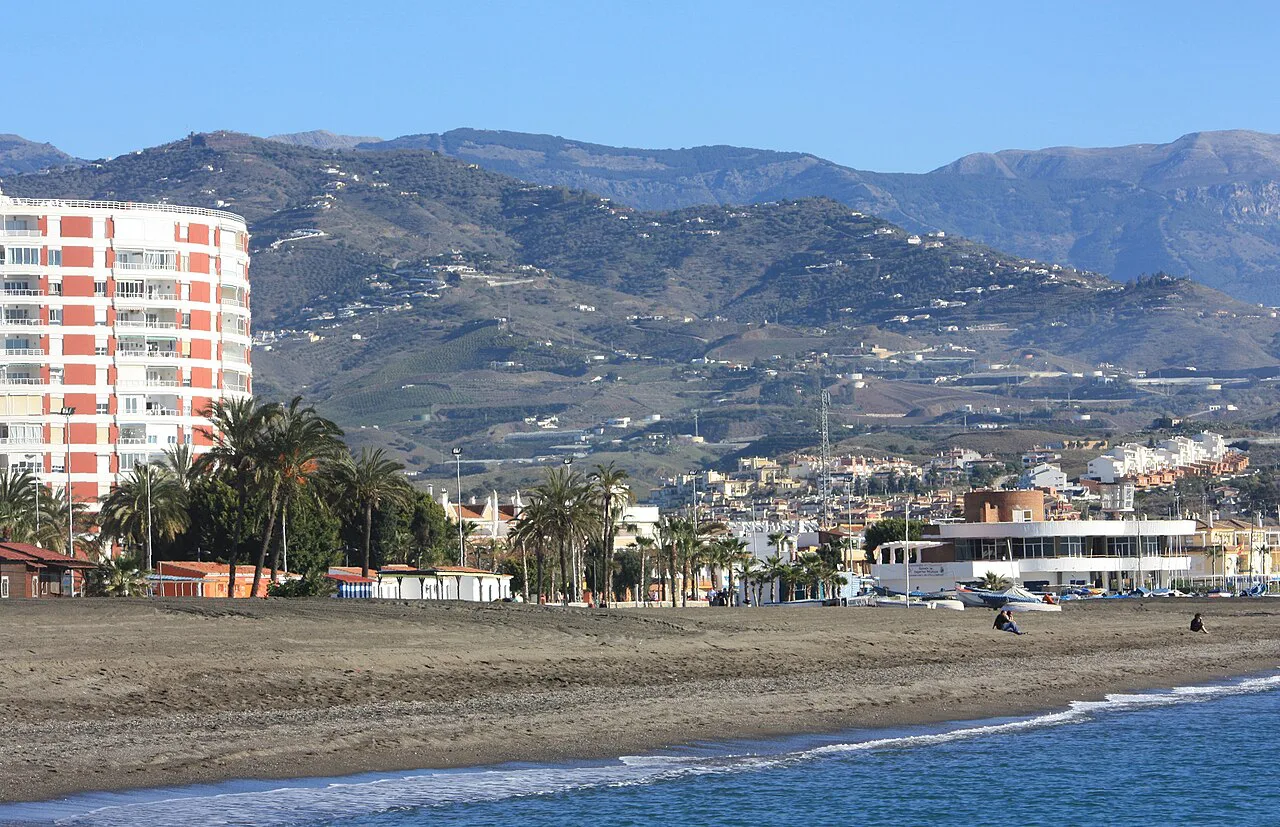 Torre del Mar, the club Náutico, Málaga