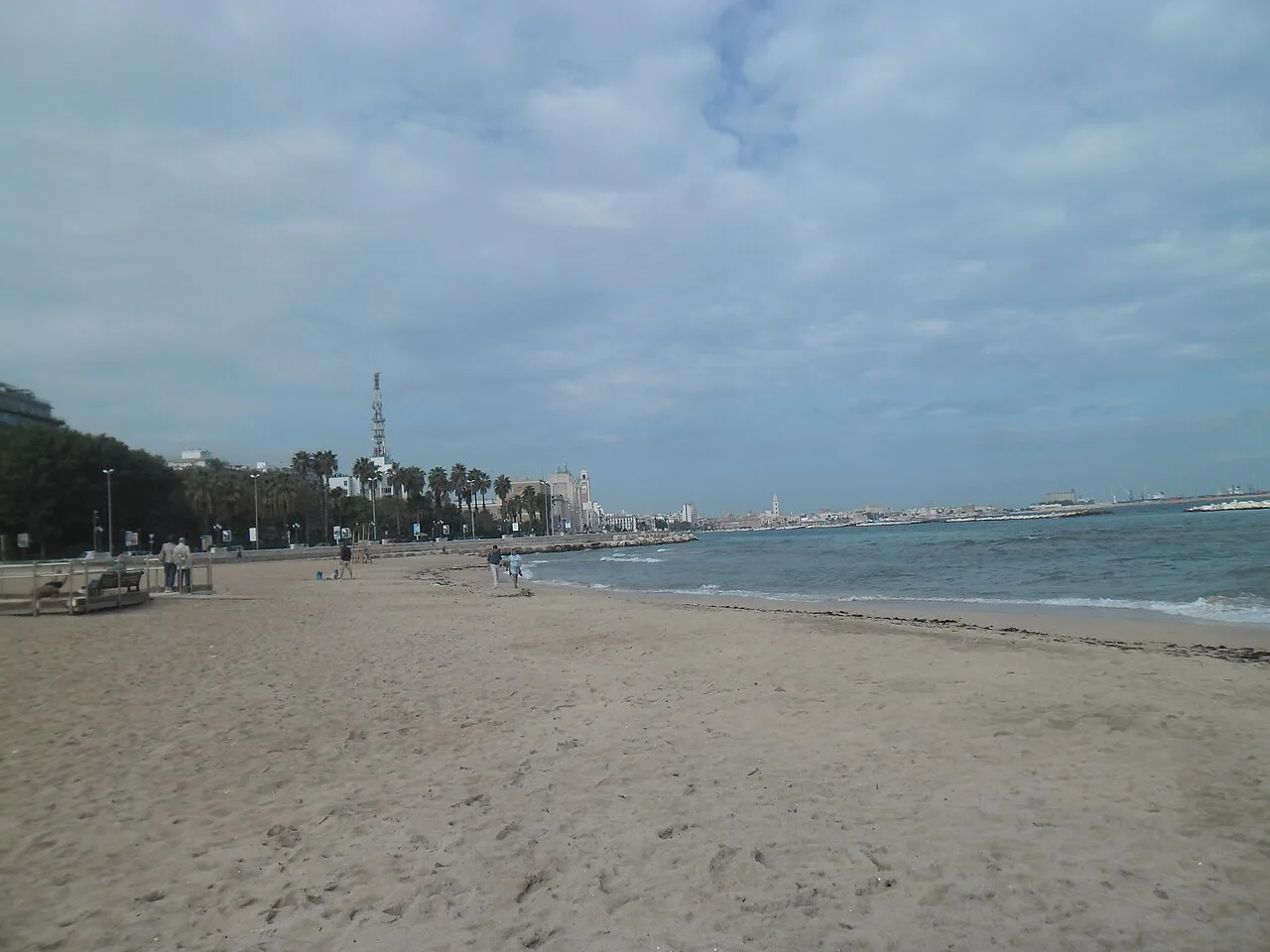 Plaža u talijanskom gradu Bariju, Bari