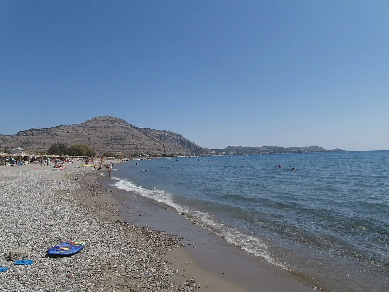 Lardos Beach Marmari Mountain m Pefki Cape Lindos Rhodes 3 September