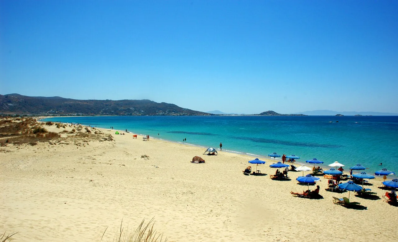 The nudists' part of Plaka beach, Naxos island, Greece - panoramio