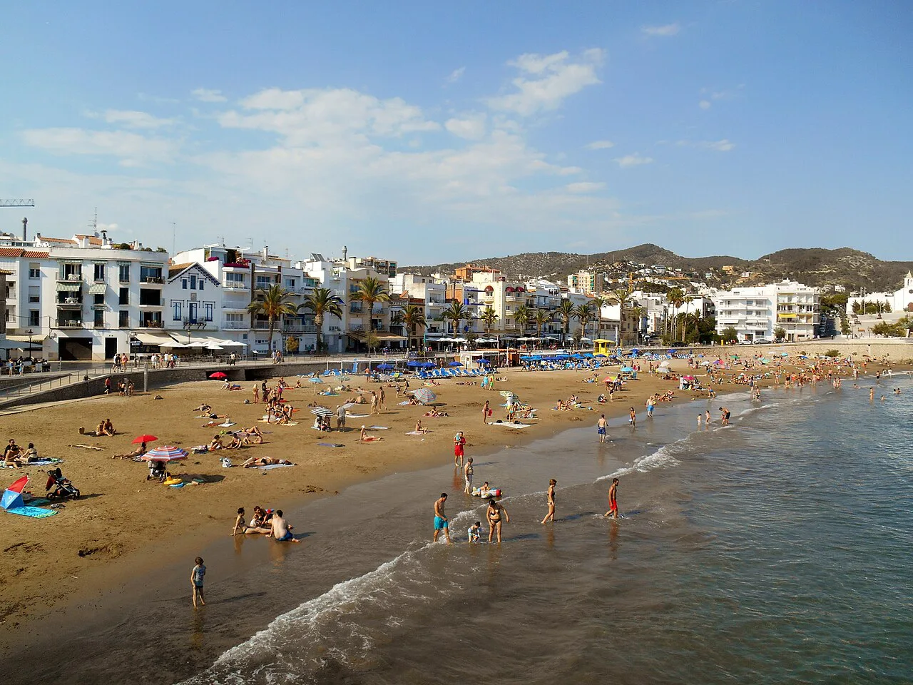 Sitges. Platja de Sant Sebastià