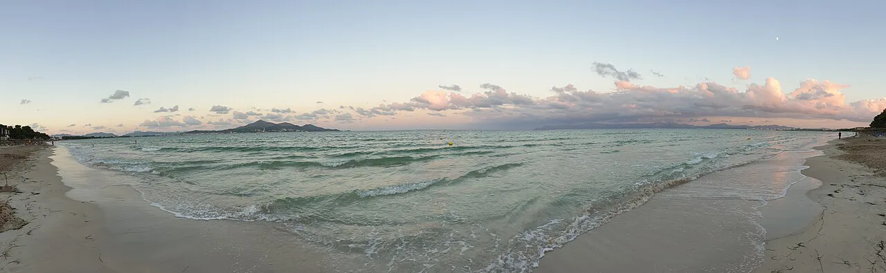Panorama vom Playa de Muro, Alcúdia