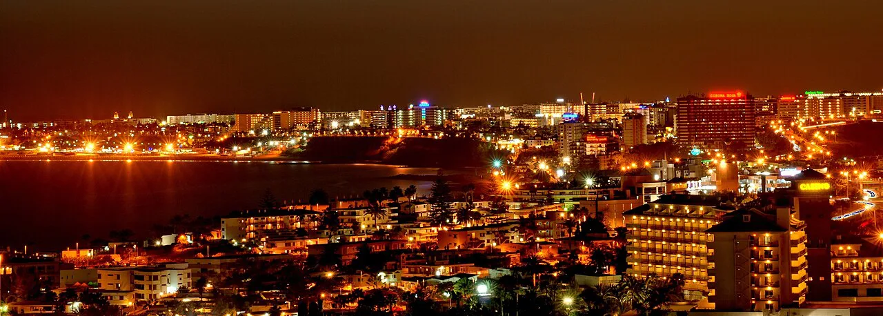 Playa Del Ingles von Aguila aus DRI, Gran Canaria