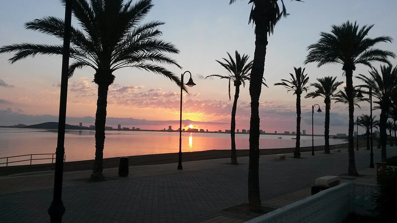 Amanecer en el Mar Menor, Murcia