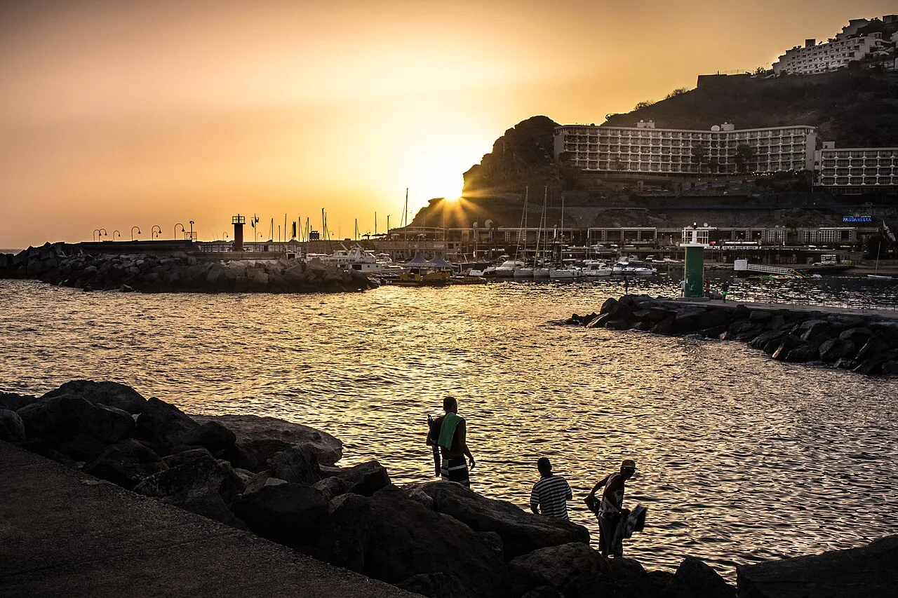 Sunset In Puerto Rico Gran Canaria Canary Island