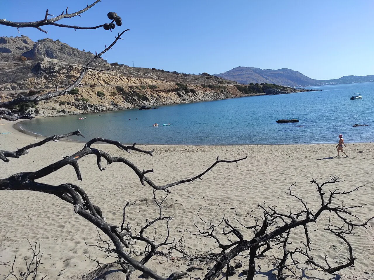 Glystra Beach, September , Rhodes
