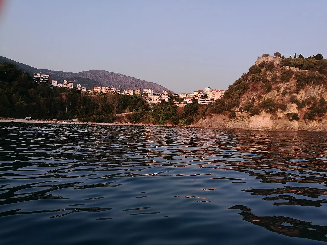 Parga by boat
