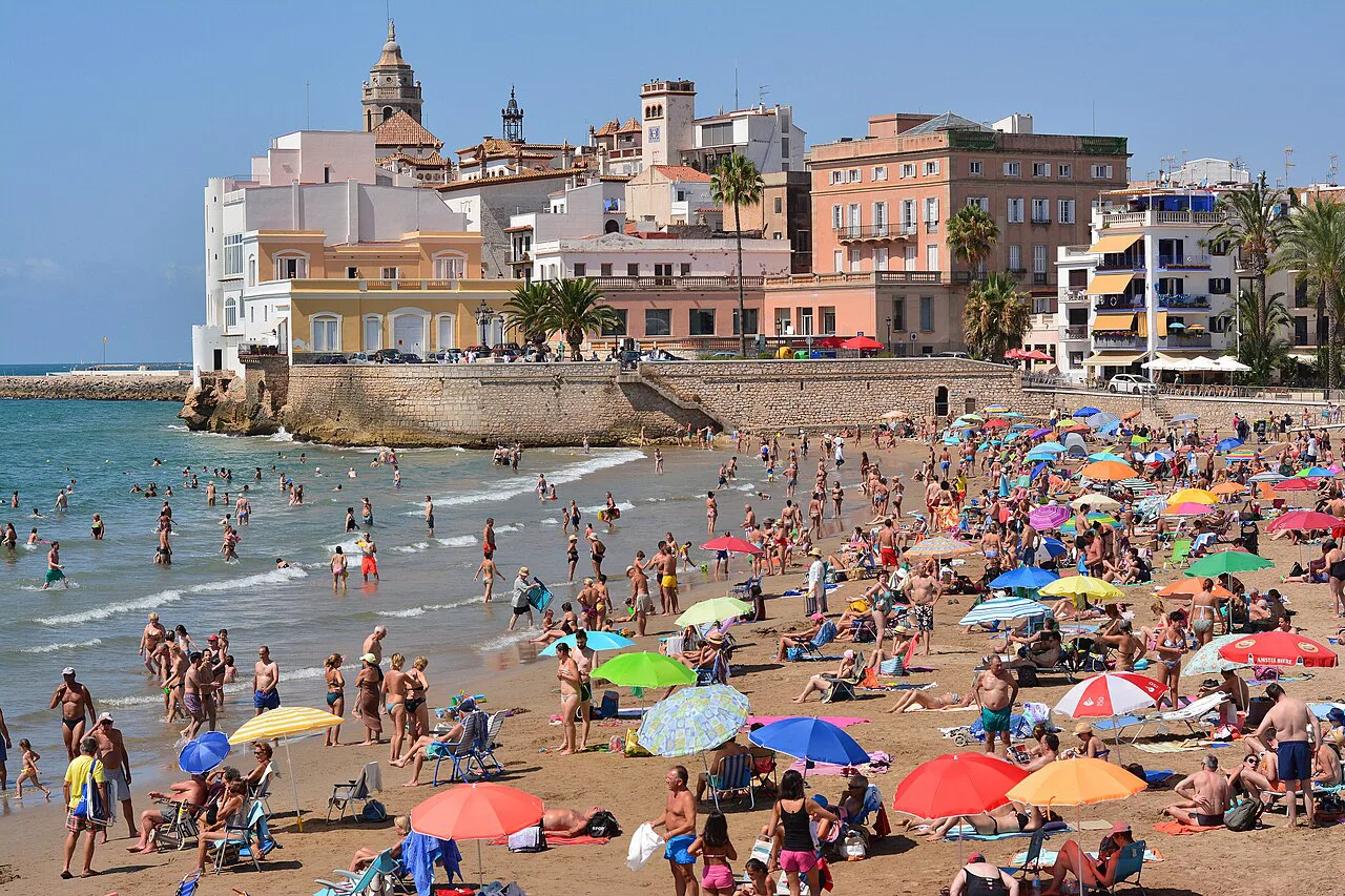 Sitges in summer