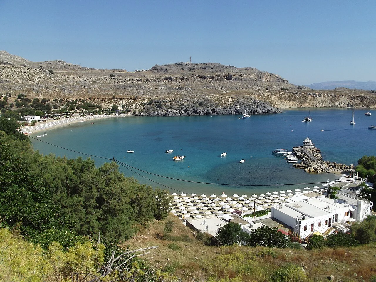 St Paul's Bay - Lindos - panoramio, Rhodes