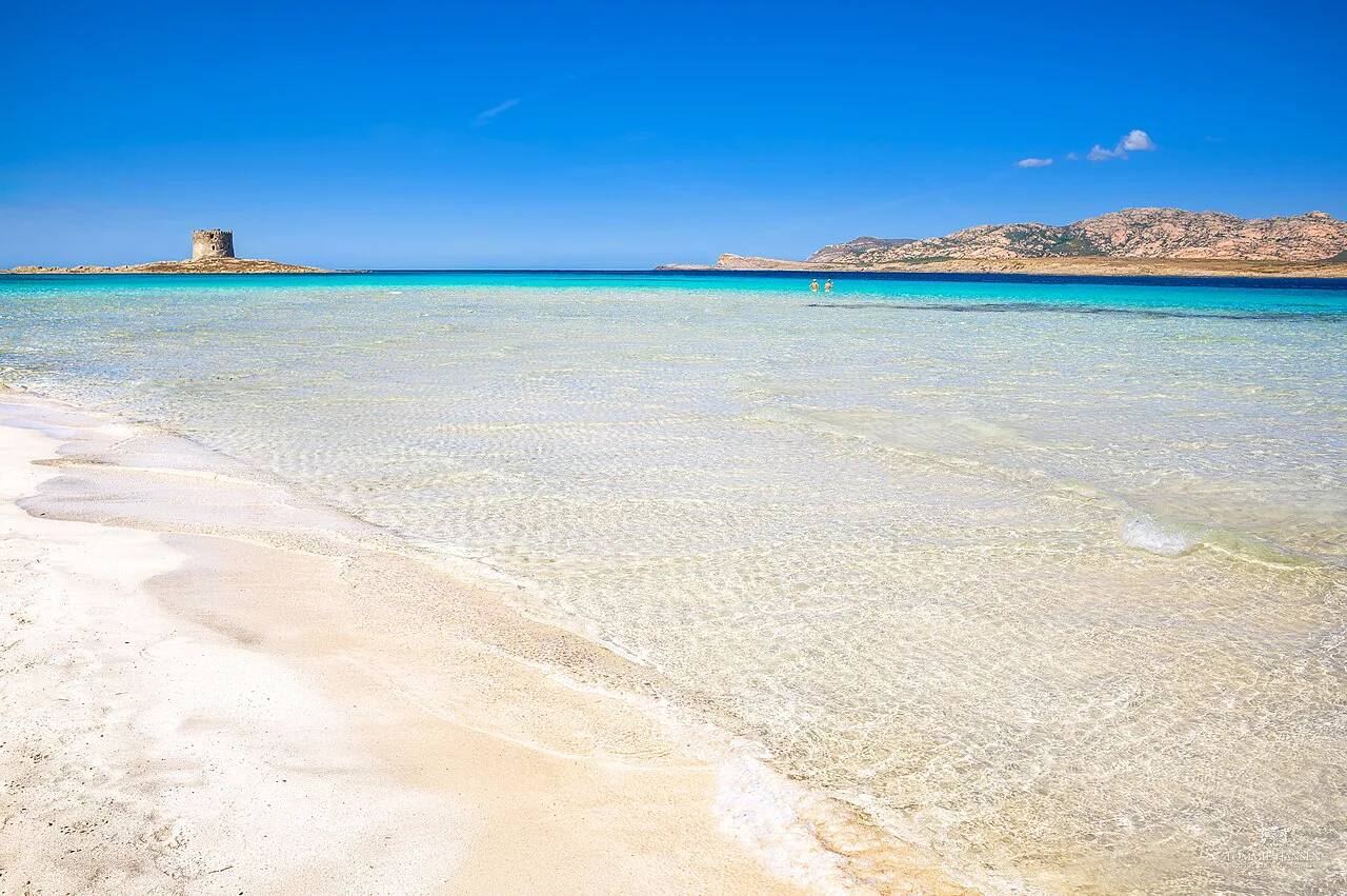 La Pelosa beach, north Sardinia (Italy), Alghero