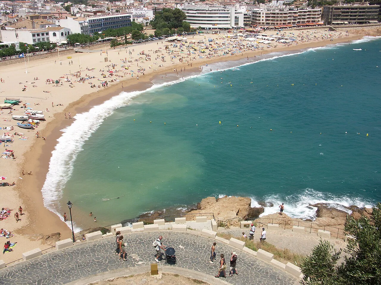 Tossa de Mar. Platja Gran, Girona
