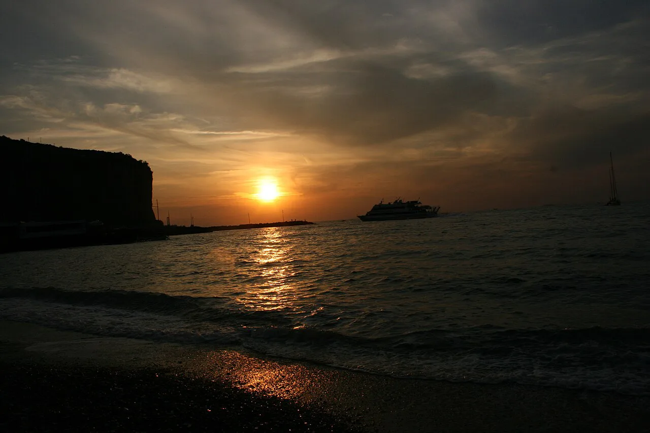 Beach in Vico Equense, Sorrento